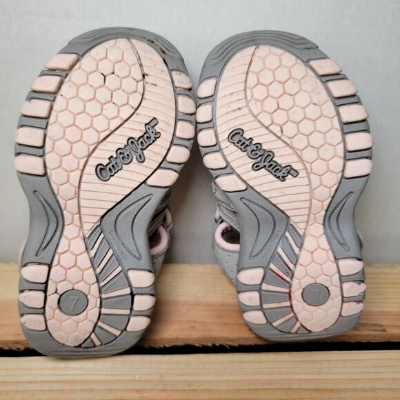Cat & Jack Girls Sandals - Size 7 - Picture 7 of 8